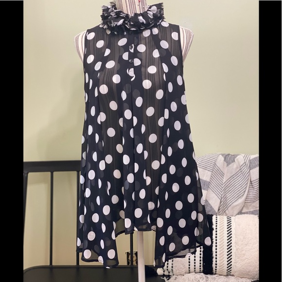 Jaipur Tops - Jaipur ~ Polka Dot Swing Tunic